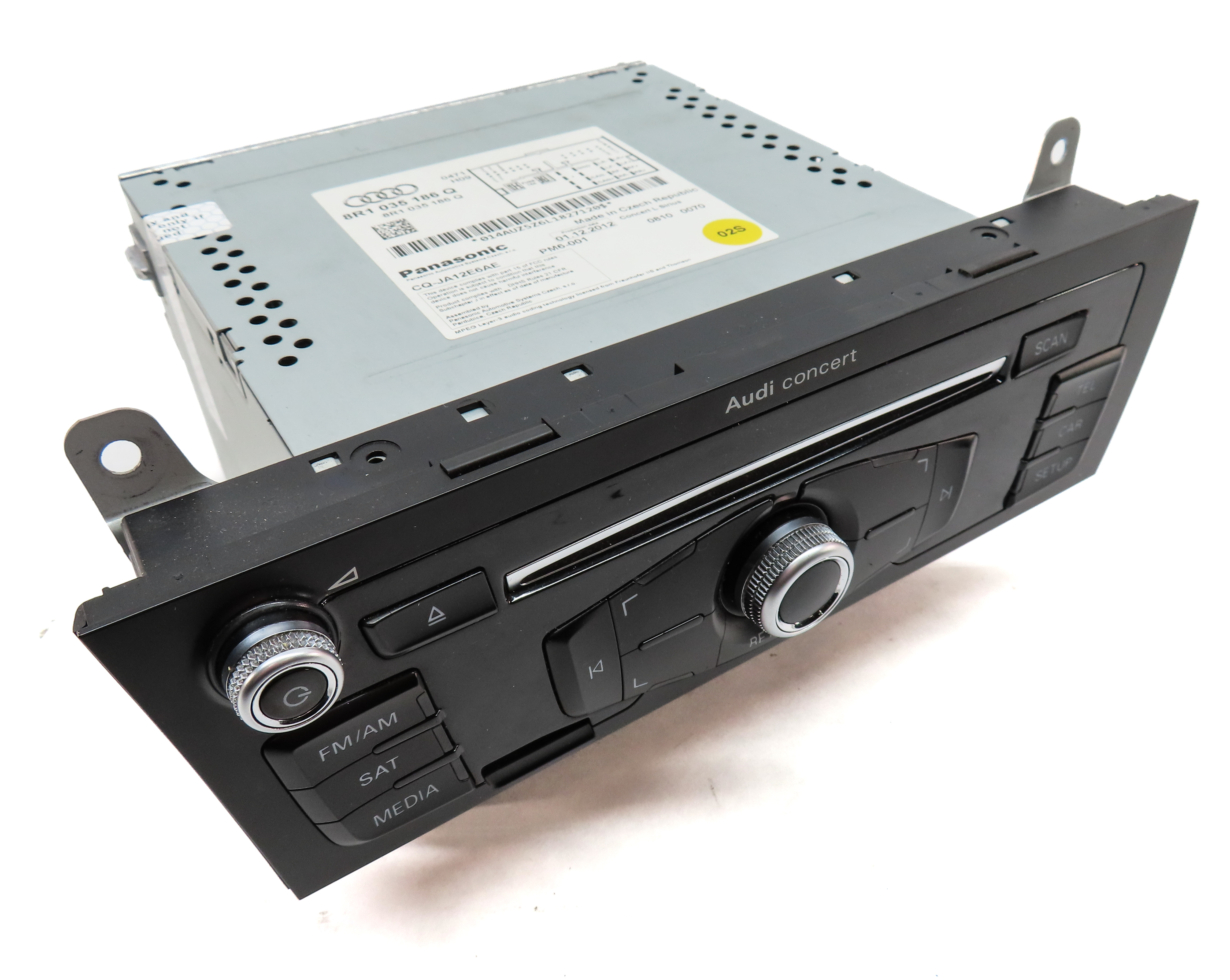 13-16 AUDI A4 S4 (B8 8K) AM/FM RADIO STEREO RECEIVER CD PLAYER (CONCERT AUDIO) — exact item pictured